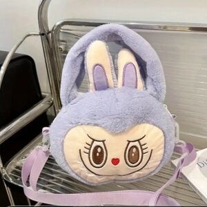 Labubu Plush Crossbody Purple NWOT